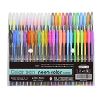 Set de 48 stylos gel pailletés