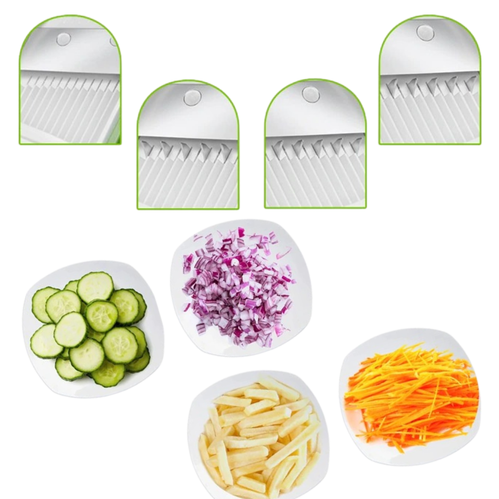 Mandoline verticale 4 en 1