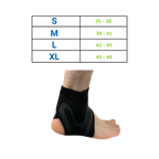 Chevillère élastique et respirante