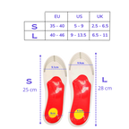 1 Paire de semelles orthopédiques fermes pour pieds plats