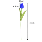 Fleur de tulipe artificielle (10 Pcs)