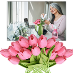 Fleur de tulipe artificielle (10 Pcs)