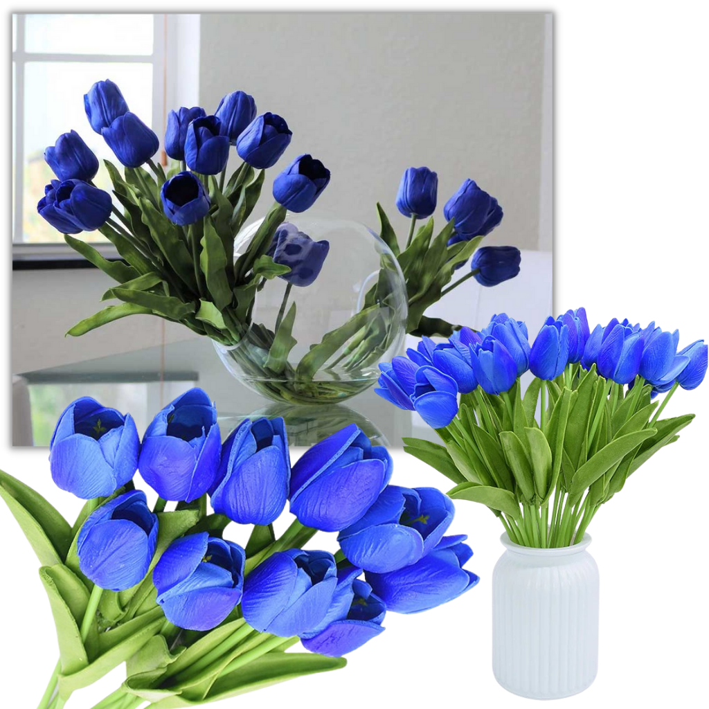 Fleur de tulipe artificielle (10 Pcs)