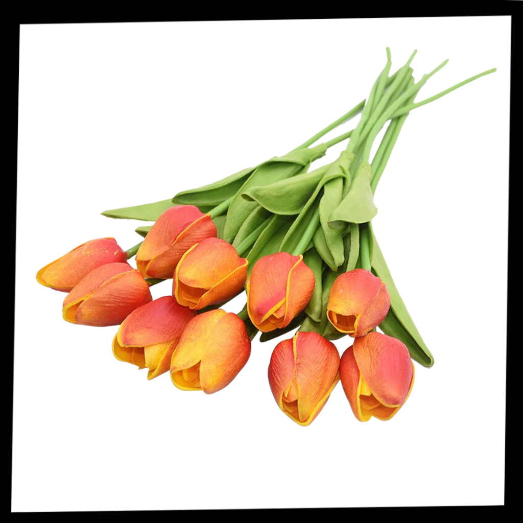Fleur de tulipe artificielle (10 Pcs)