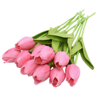 Fleur de tulipe artificielle (10 Pcs)