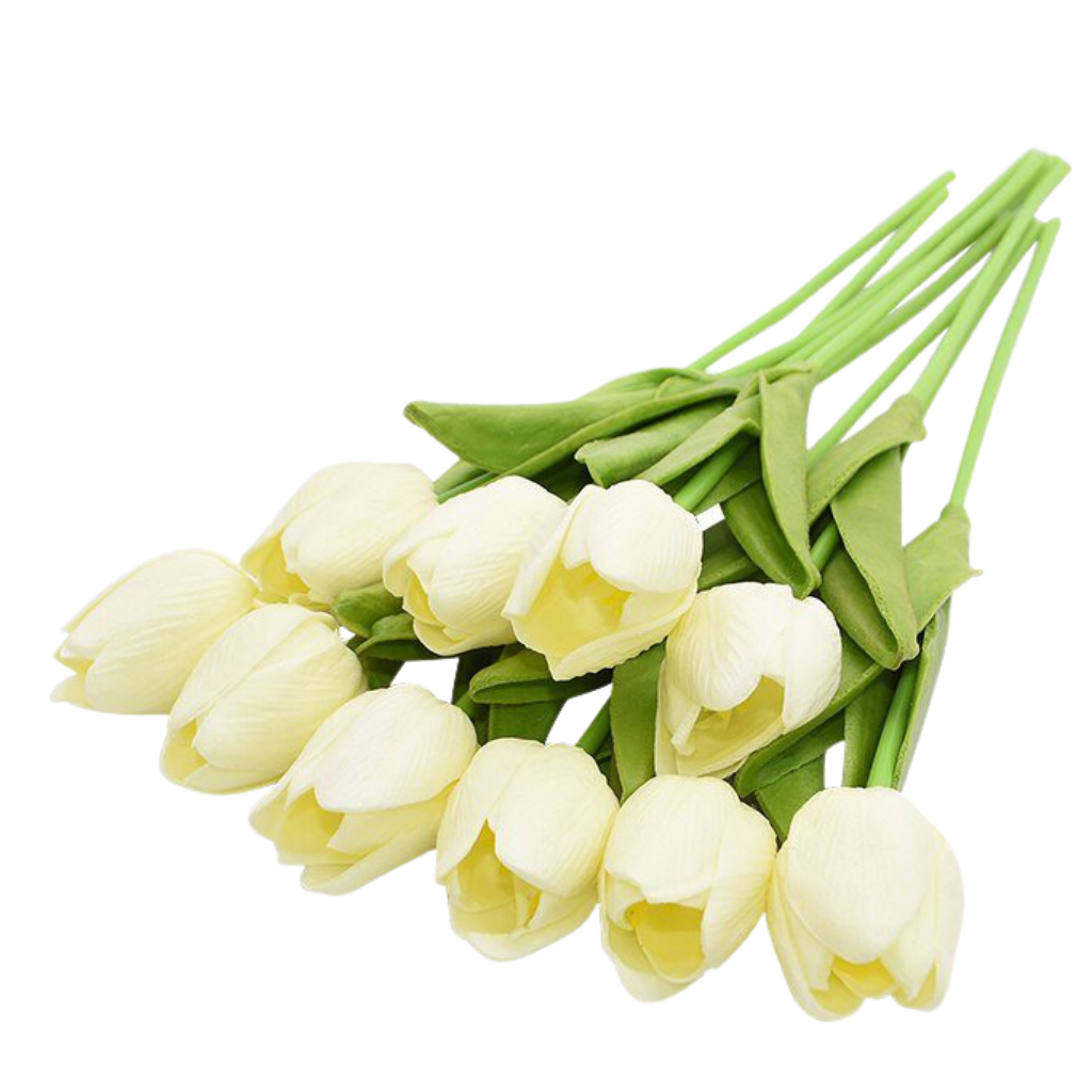 Fleur de tulipe artificielle (10 Pcs)