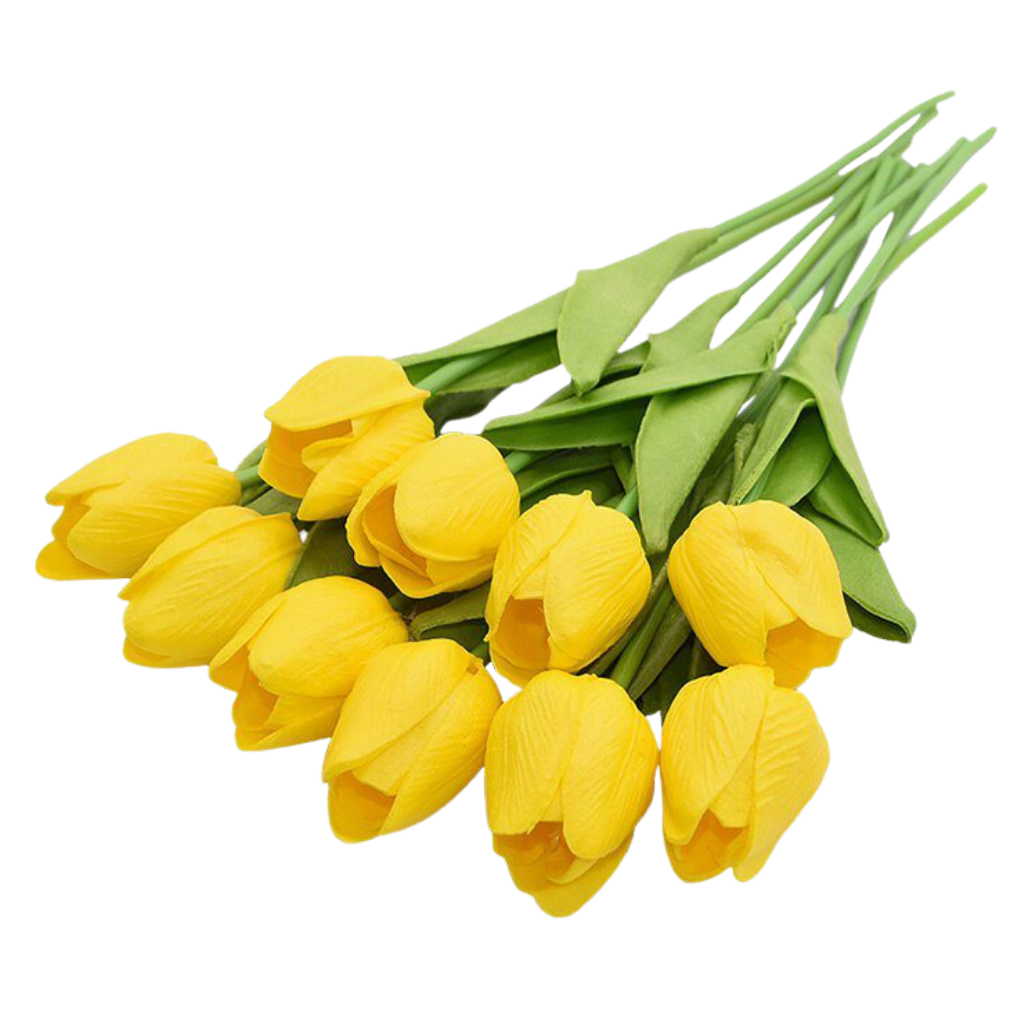 Fleur de tulipe artificielle (10 Pcs)