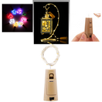 Guirlande lumineuse LED pour bouteille avec bouchon (lot de 3)