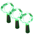 Guirlande lumineuse LED pour bouteille avec bouchon (lot de 3)