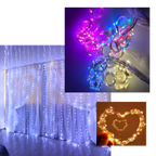 Rideau de lumières avec télécommande