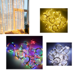 Rideau de lumières avec télécommande