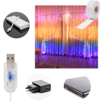 Rideau de lumières avec télécommande