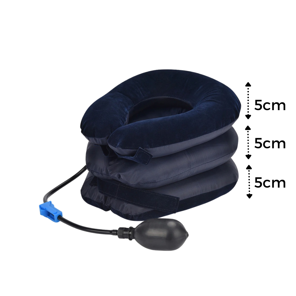 Minerve gonflable pour soutien des cervicales