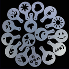 Pochoirs à café (16 pièces)