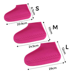1 Paire de couvre-chaussures imperméables en silicone