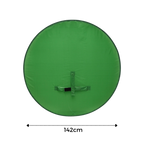 Arrière-plan vert pliable pour chaise