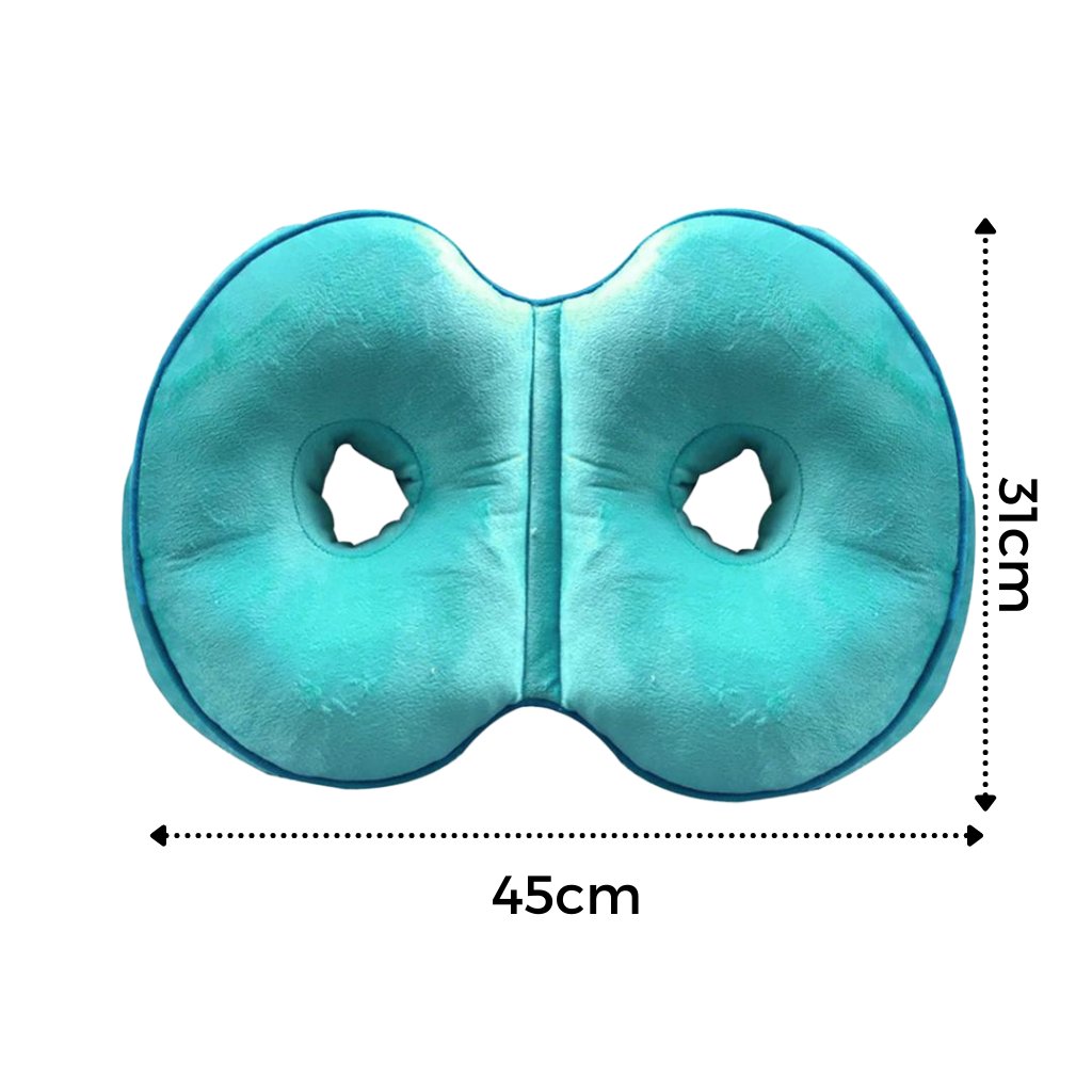 Coussin de siège double pour les fesses