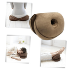 Coussin de siège double pour les fesses