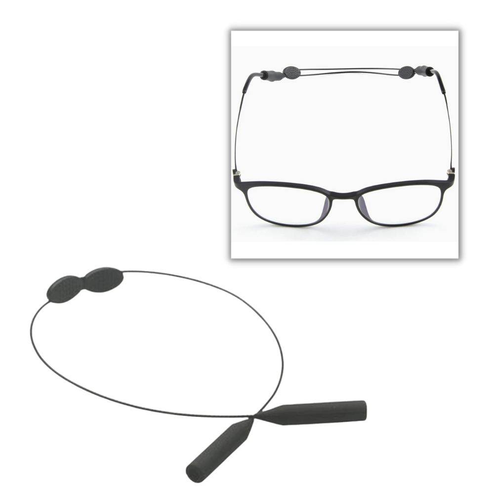 Cordon de cou réglable pour lunettes