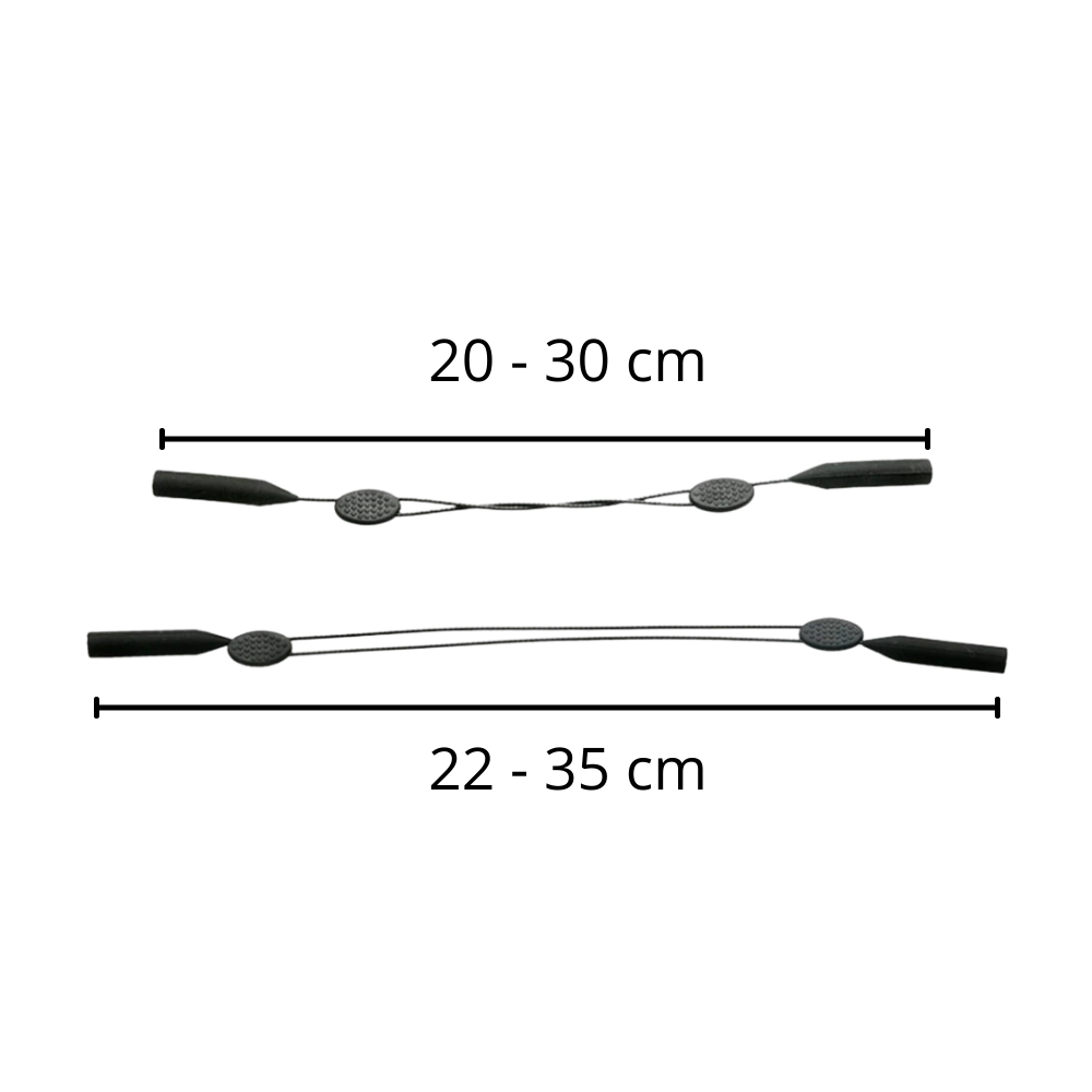 Cordon de cou réglable pour lunettes