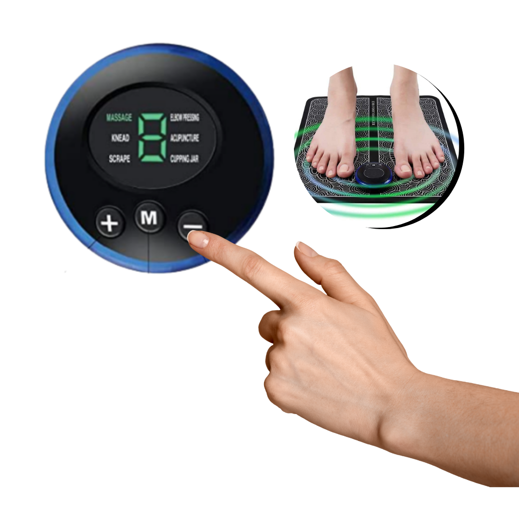 Tapis masseur de pieds électrique EMS