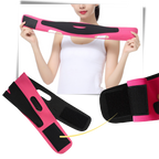 Mentonnière élastique pour le lifting du visage