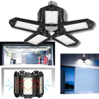 Lumière de garage avec 5 panneaux pliables