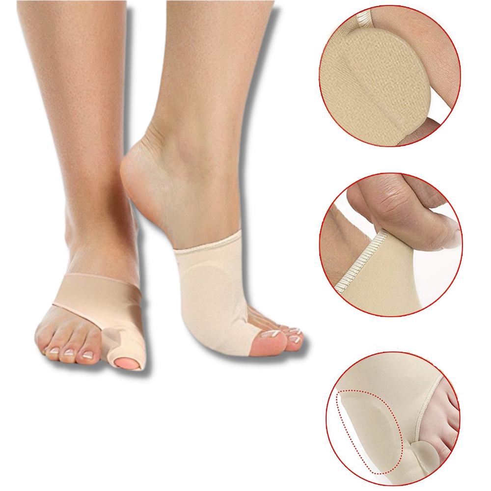 Correcteur d'oignons de pieds en gel