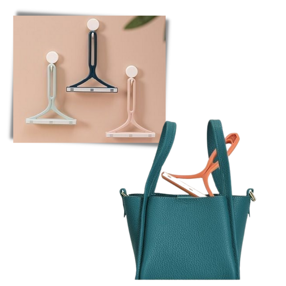 2 pièces de rasoir manuel anti-bouloche à double face pour vêtements