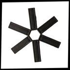 Support de récipients pliable et hexagonal