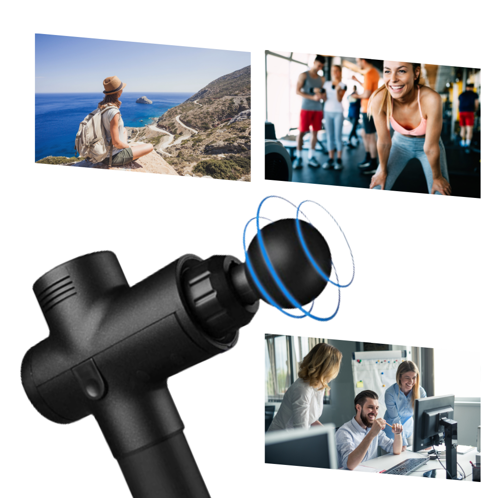 Pistolet de massage multi vitesse