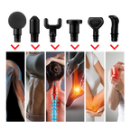 Pistolet de massage multi vitesse