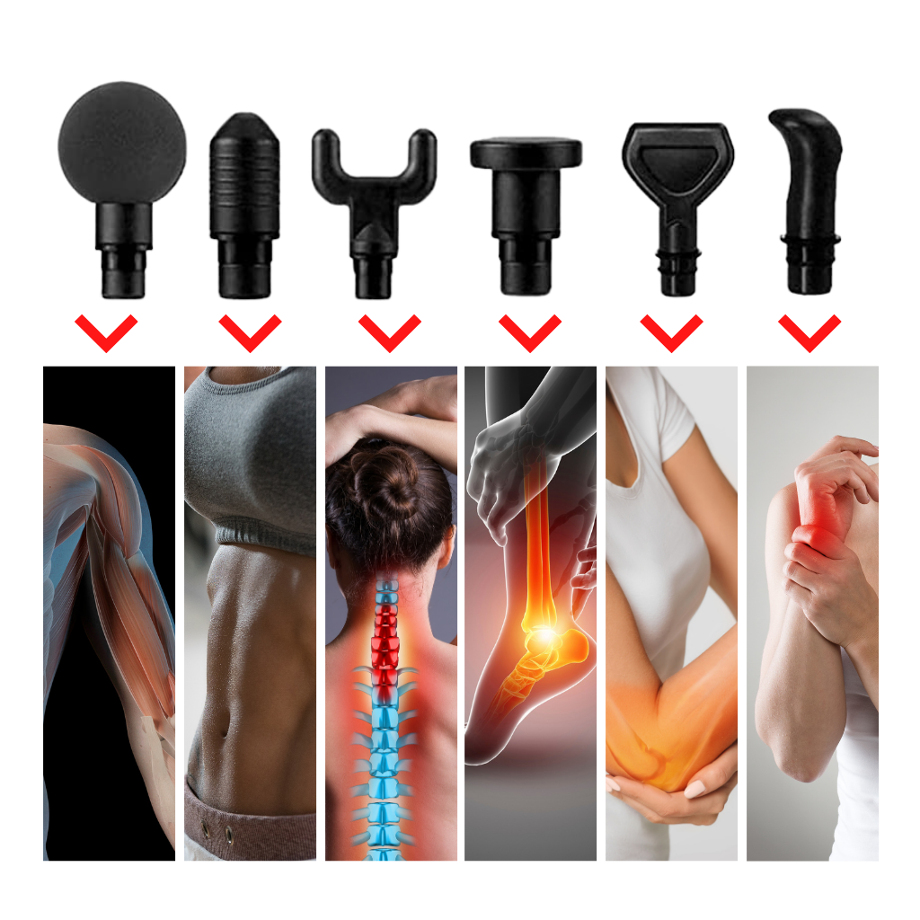 Pistolet de massage multi vitesse