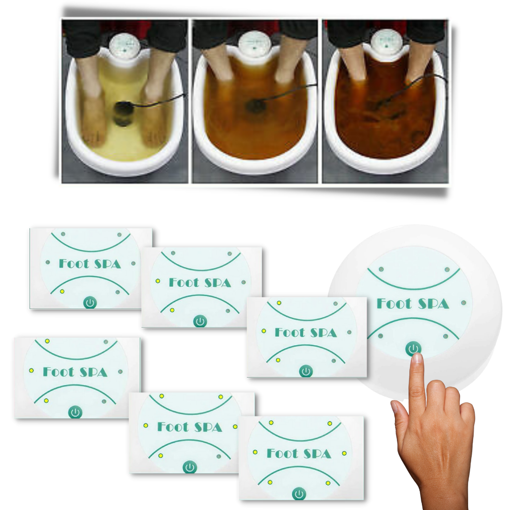 Bain de pieds détox ionique