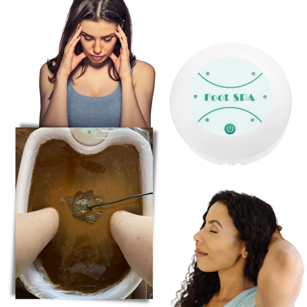 Bain de pieds détox ionique