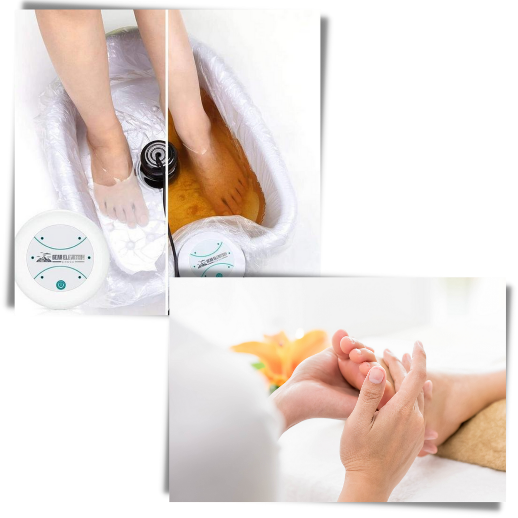 Bain de pieds détox ionique