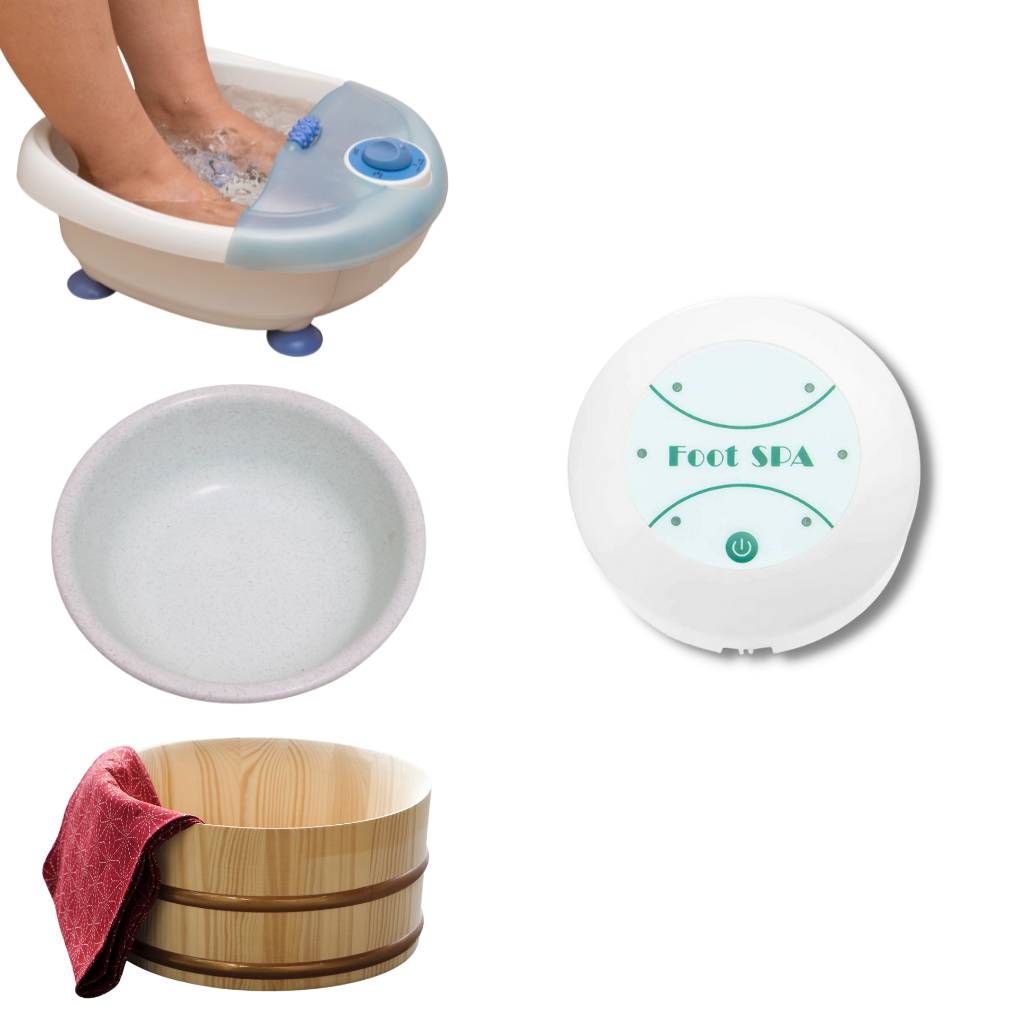 Bain de pieds détox ionique