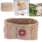 Ceinture gonflable de soutien lombaire par décompression