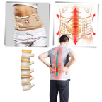 Ceinture gonflable de soutien lombaire par décompression
