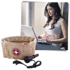 Ceinture gonflable de soutien lombaire par décompression