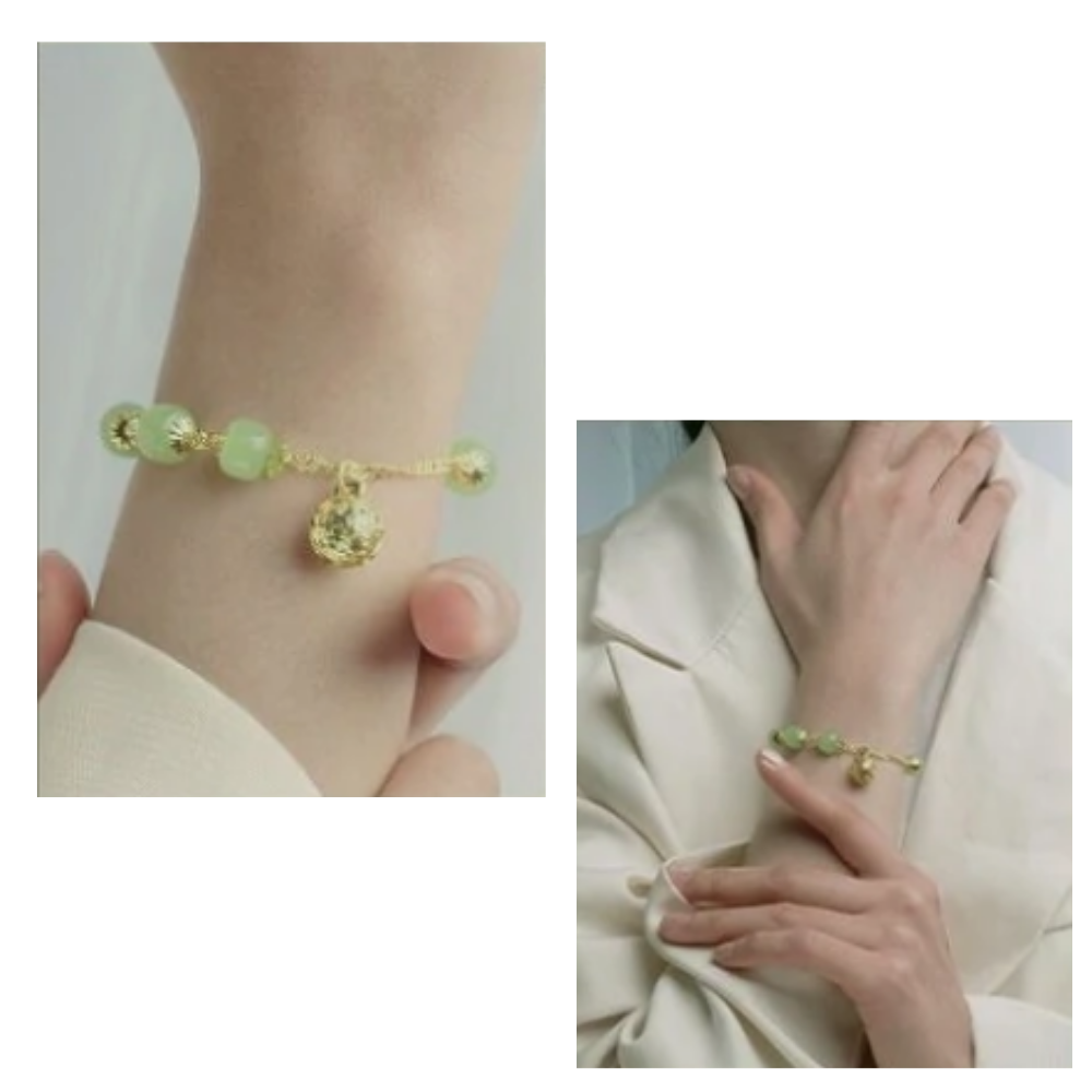 Bracelet à cloche en jade de Hetian