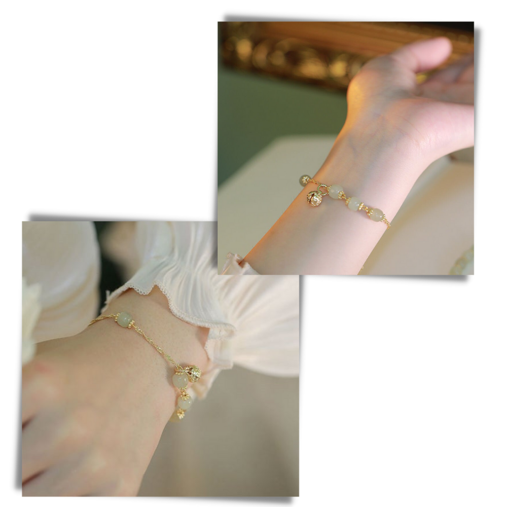 Bracelet à cloche en jade de Hetian