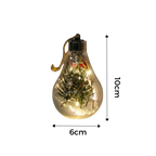 Ampoule Boule de Noël Transparente à LED