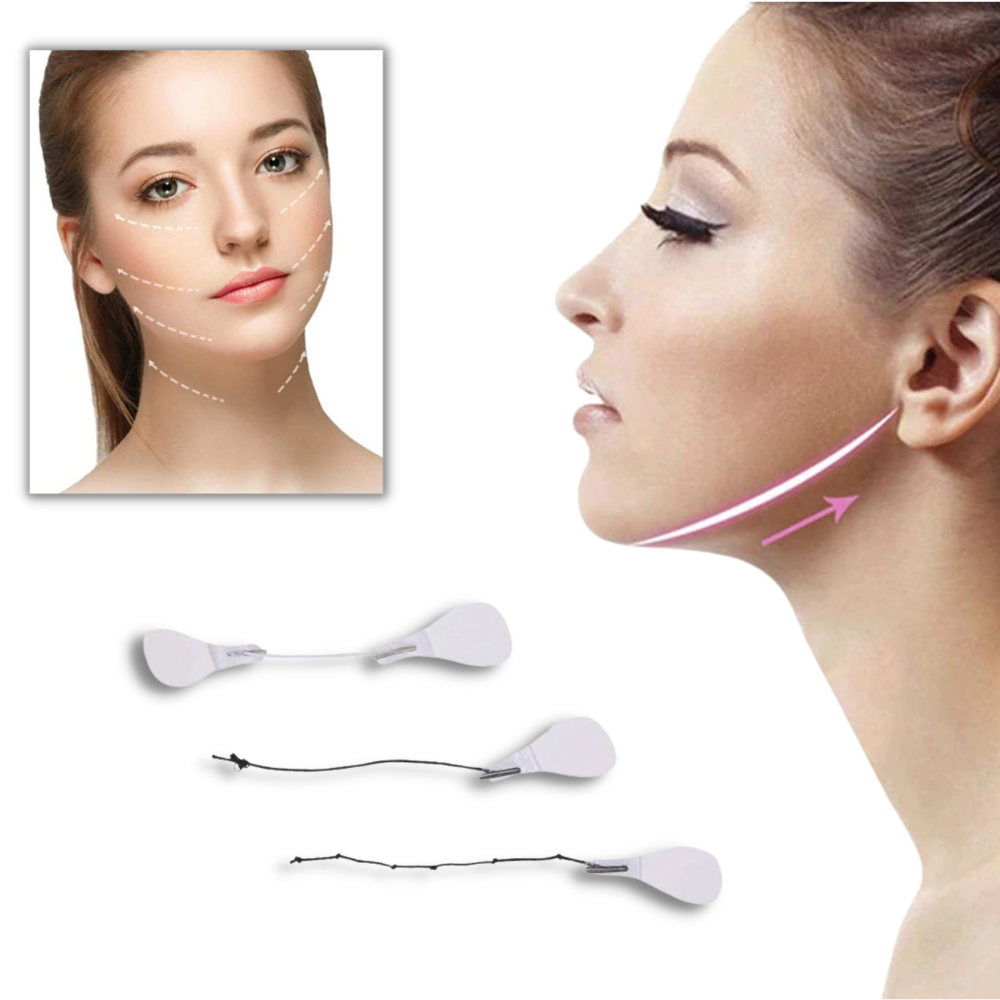 Autocollants invisibles pour le lifting du visage