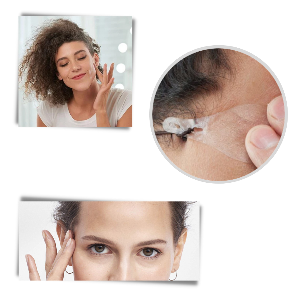 Autocollants invisibles pour le lifting du visage