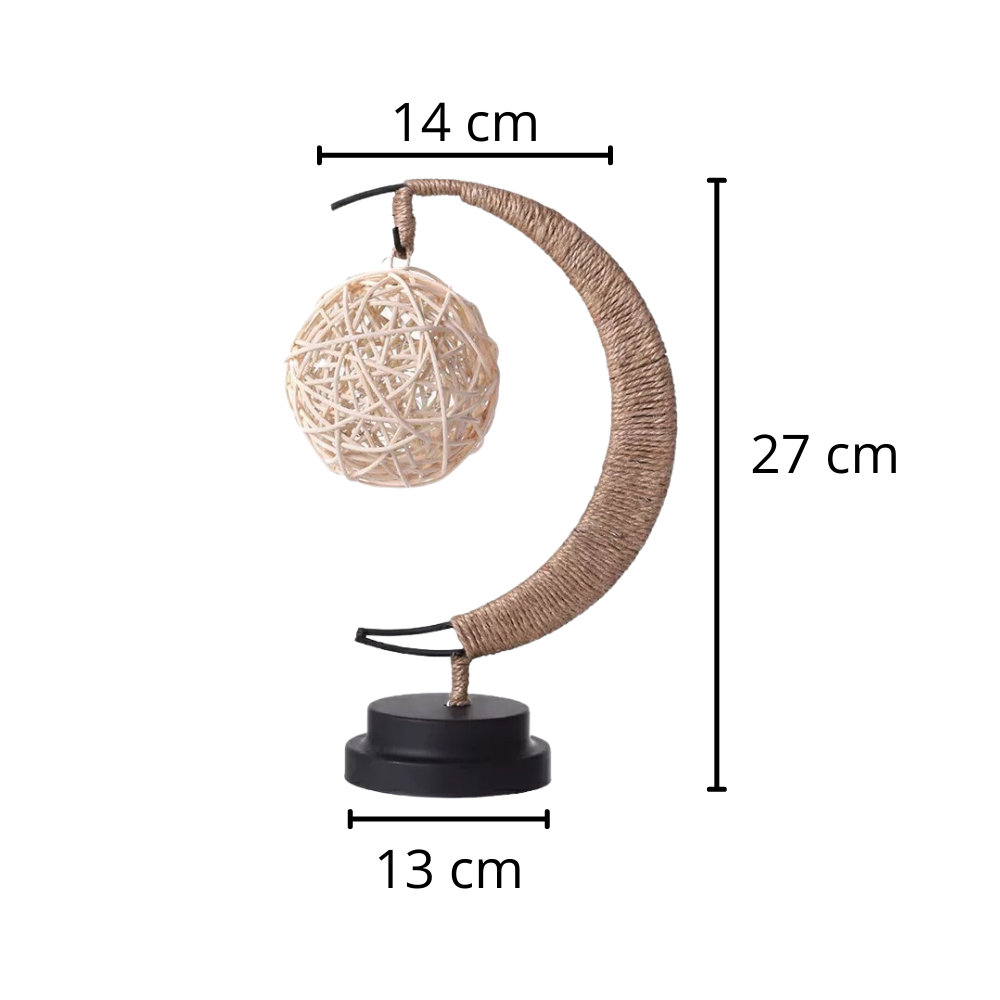Lampe led "Lune" enchantée