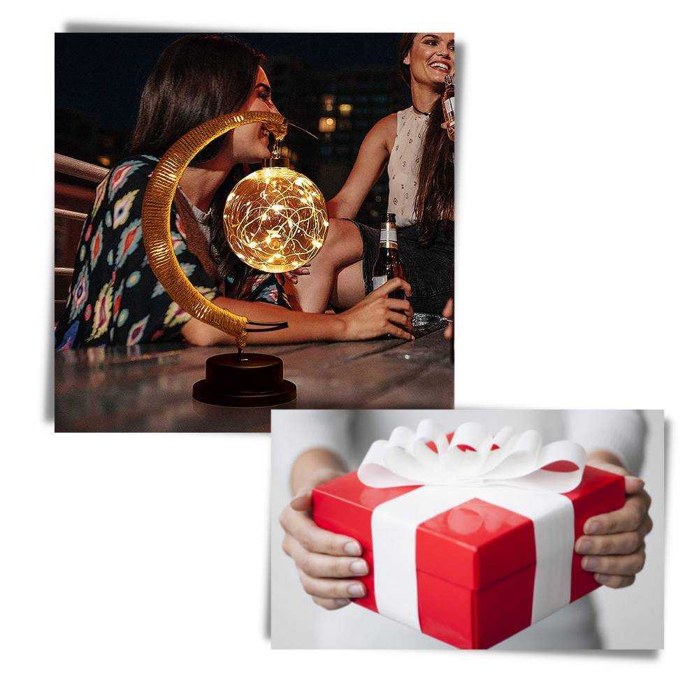 Lampe led "Lune" enchantée