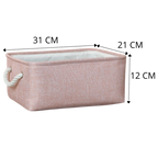 Panier à linge élégant avec poignées en corde