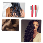 Brosse lissante électrique en céramique