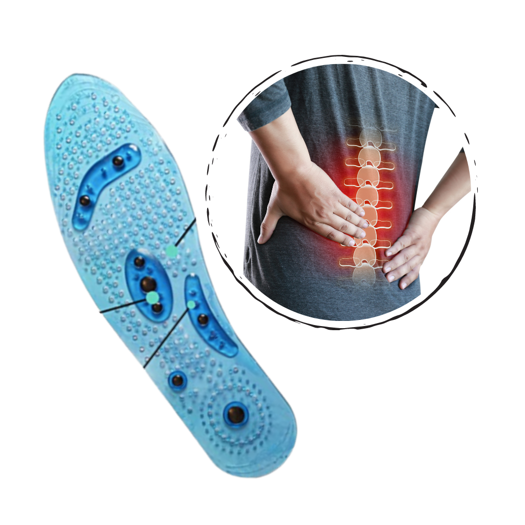 Semelles de massage magnétiques